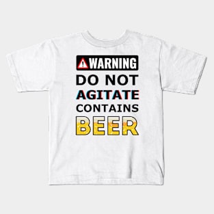 Contains Beer Kids T-Shirt